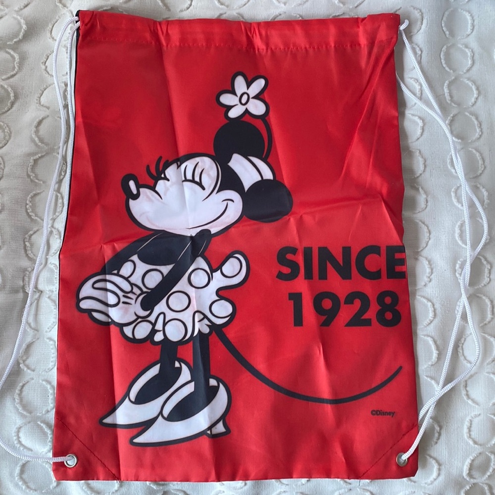 Minnie Mouse Drawstring Pack Bag